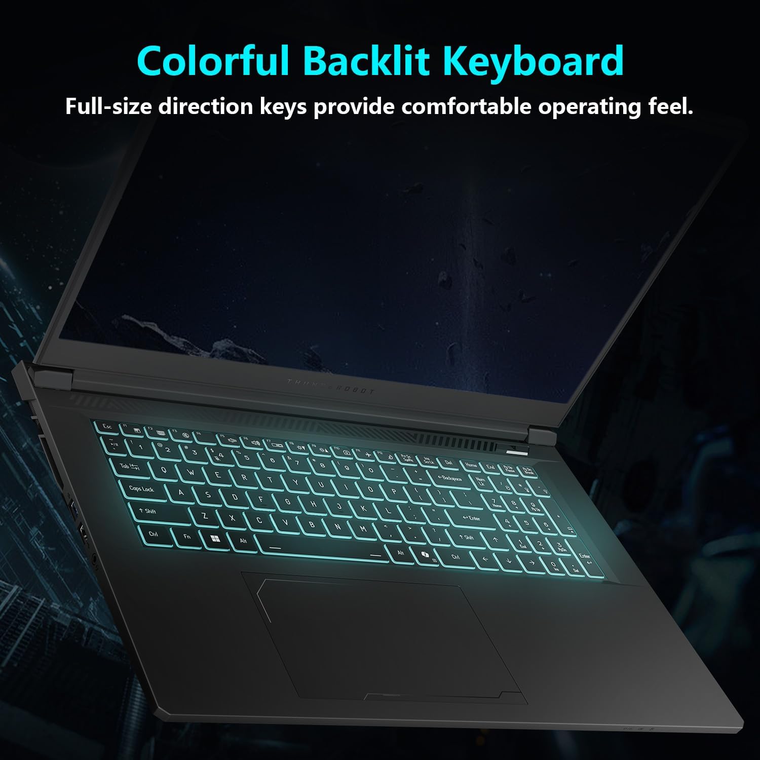 Thunderobot Storm 17 5070 Gaming Laptop, 17.3" QHD 165Hz 2K Display, Core i7-13620H, GeForce RTX 5070, 32GB DDR5 RAM, 2TB SSD, RGB Backlit Keyboard, HDMI, Wi-Fi 6, Win11 Home - Image 6