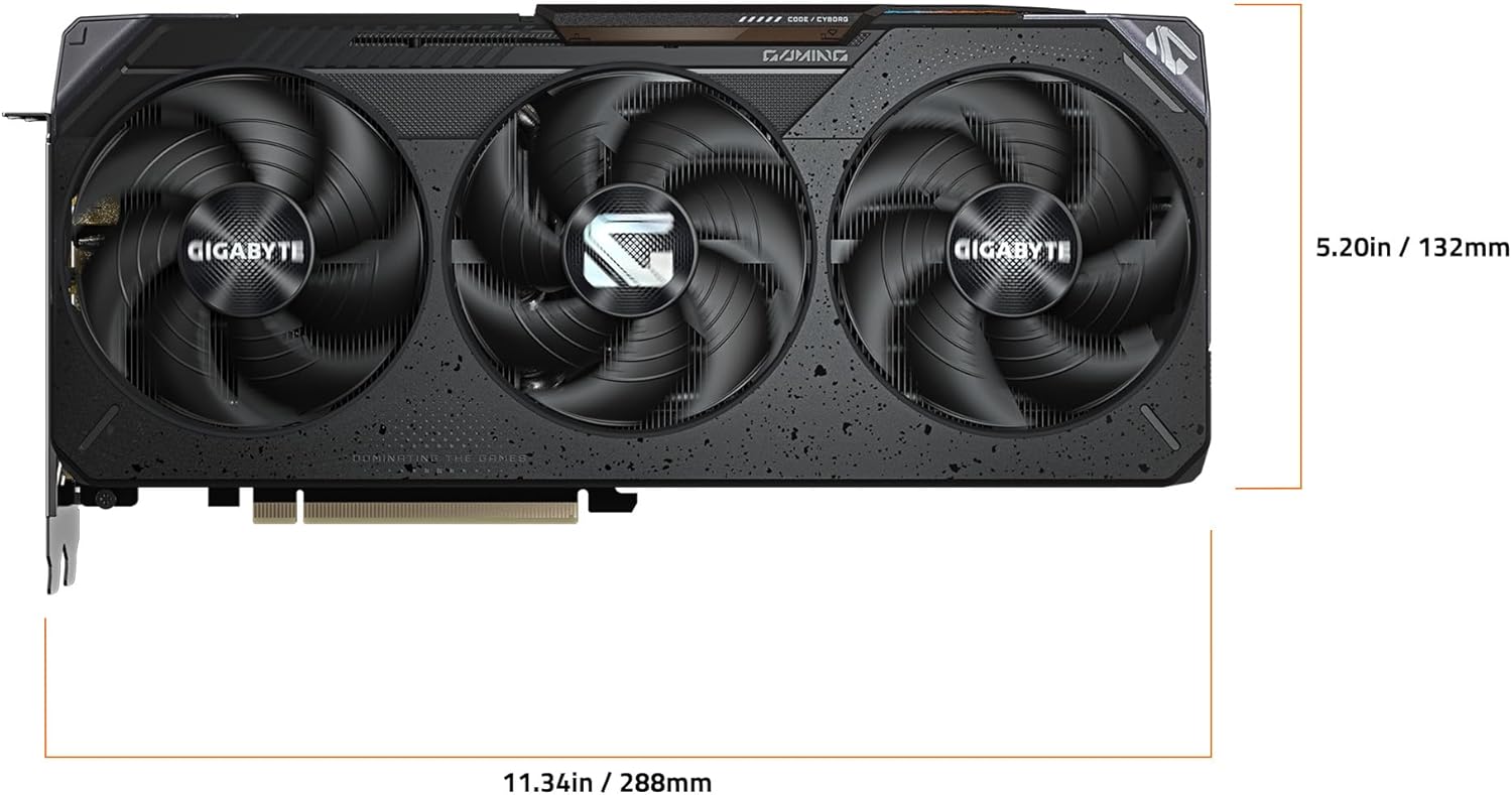 GIGABYTE Radeon RX 9070 XT Gaming OC 16G Graphics Card, PCIe 5.0, 16GB GDDR6, GV-R9070XTGAMING OC-16GD Video Card - Image 7